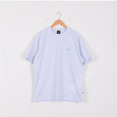 [국내매장판]캉골 반팔티 칼라 트리오 반팔 티셔츠 2709 멜란지그레이