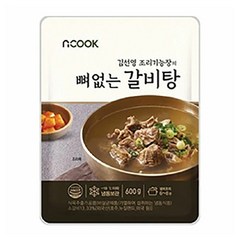 엔쿡 김선영 뼈없는 갈비탕 600gX10팩, 10개, 600g
