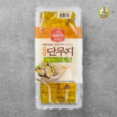 라이브잇 하선정 4무 김밥 단무지, 370g, 12개
