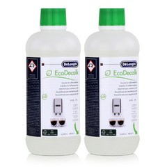 드롱기 DeLonghi EcoDecalk DLSC500 500ml 커피머신 청소 물때 석회질 스케일 제거 세척 세정제 세척액 용액 석회 제거제 2개입, A