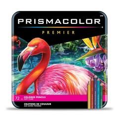 Prismacolor 프리미어 컬러연필 드로잉 스케치 성인 컬러링을 위한 미술 용품 소프트 코어 72팩(패키지는 다양할 수 있음), 72 Count (Pack of 1), 72 Count (Pack of 1)