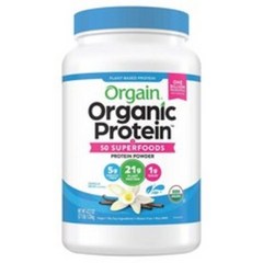 Orgain 올게인 올가닉 프로틴 50 수퍼푸드 프로바이오틱 1B 1.22kg, 1개