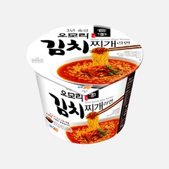 유어스 오모리 김치찌개라면 큰컵 큰사발 150g x 8개 (무료배송)