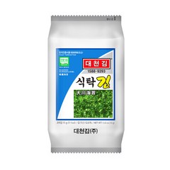 대천김 조미김 식탁김 20봉/구운김, 15g, 20개