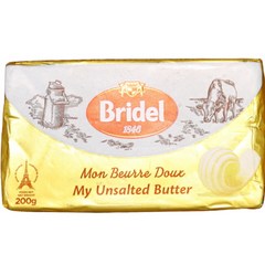프랑스 브리델 버터 무염 200g 10개 Bridel butter