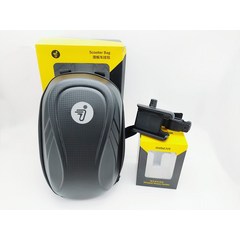나인봇 호환 전기 스쿠터용 핸드폰 홀더 4.1L 가방 맥스 G30 스케이트 보드 핸들 바 GPS 실리콘 액세서리, [01] WHITE, 1개