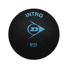 던롭 DUNLOP 인트로 스쿼시 볼 - 12개 정품보장, One Size, Intro Blue Speed