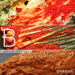 대전블르스실비김치3종세트 / (배추1kg/파500g/볶음500g)