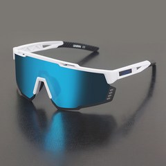 스타일호른 가빈 스포츠 선글라스 G90 얼굴을 딱 잡아주는 안정적인 선글라스 (도수클립 포함), C8+블루미러+화이트