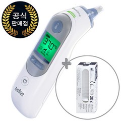 ThermoScan7 브라운 한국공식정품 IRT-6520 귀체온계+필터21개포함, 1개