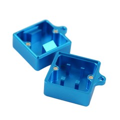 기계식 키보드 스위치 샤프트 오프너 휴대용 스위치 오프너 알루미늄 합금 Kailh 상자용, 29x23x35mm, 파란색