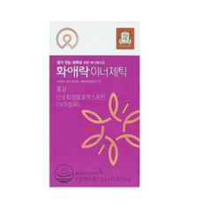 정관장 화애락 이너제틱 2통 40포 홍삼 젤리 스틱, 300g, 2개