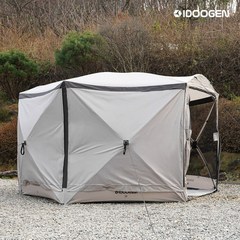 아이두젠 옥타곤 원터치 텐트 쉘터, 옥타 텐트 단품(라이트그레이)