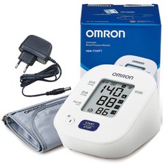 오므론 혈압계 자동 전자 혈압측정기 +전용 아답터, 1개