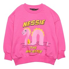 [럭스보이][미니로디니] 네시 2312012528 PINK 키즈 긴팔 맨투맨 티셔츠 릴렉스핏