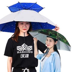 상상홀릭 머리에 쓰는 우산 모자