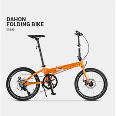 다혼 접이식 자전거 미니벨로 바이크 KBA083 20인치 D8 P8 여행용 출퇴근용 자출용, 20인치cm, 03 오렌지