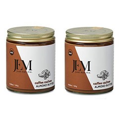 JEM - All Natural Vegan Organic Dairy Free Coffee Cashew Almond Butter - Creamy Artisan Spread fo, 1
