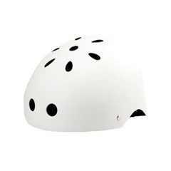 킥보드 자전거 헬멧, 흰색, 무광, L size(머리 둘레 57~60cm)