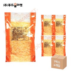 푸드올마켓_ 코다노 엔젤헤어MC55(모짜5/체다5) 2kg /냉동 한박스 (2kg x 4ea)-아이스박스무료, 4개