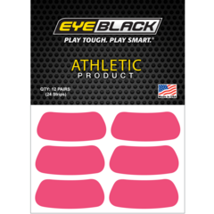 EYEBLACK Pink 컬러 아이블랙 12 pair (24개) 아이패치 스티커, 핫핑크, 24개