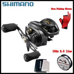 Shimano-오리지널 베이트캐스팅 낚시 릴 7.11 왼쪽/오른손 전면 드래그 스피닝 캐스팅, [01] 왼쪽, Black, 1개