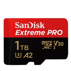 샌디스크 익스트림 프로 마이크로 SDXC SD 카드 SDSQXCZ, 1024GB