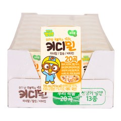 태양생활건강 뽀로로 키디밀 성장 밸런스 두유 135ml x 24개