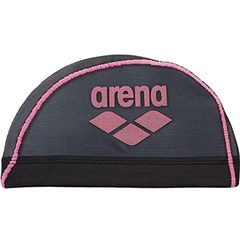 arena 아레나수영 모자 성인용 메쉬캡, 블랙×에프핑크