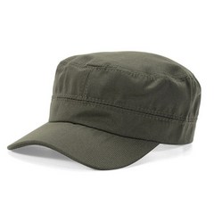 남자 일반 모자 조정 가능한 빈티지 군사 생도 스타일 모자 통기성 Sunproof 캐주얼 솔리드 컬러 모자 패션
