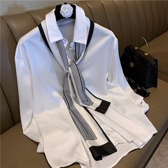 Apr.26 260번 스카프 헤어밴드 빈티지 패션 스카프 부드러운 넥타이 직사각형 액세서리 스카프 창춘Z