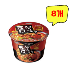 틈새라면 고기짬뽕 용기컵 105g, 8개