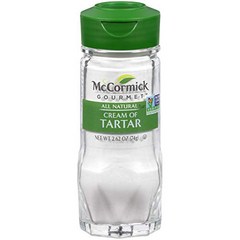 McCormick Gourmet All Natural Cream of Tartar 2.62 oz McCormick Gourmet 올 내추럴 타르타르 크림 74.3g, 1