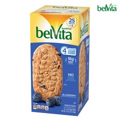 벨비타 아침대용 블루베리 쿠키 25개입, belVita-Breakfast-Biscuits-Blueberry-1.76ozx25pk