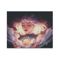 아디코 LED 보석 십자수 DIY 40 x 50 cm, 달의 조각(LB45), 1개