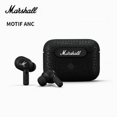 수영이어폰 방수 차이팟 MARSHALL-MOTIF ANC 헤드폰 오리지널 방수 스포츠 게임 비디오 블루투스 헤드셋 진, 01 Black, 01 Black