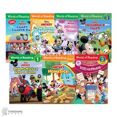 (영어원서) World of Reading Pre1 1 2단계 : Mickey and Minnie 시리즈 리더스북 7종 세트