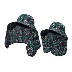 팸드님 국내제작 여성 과수원 모자 꽃무늬 썬캡