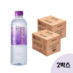 유니온 천년 알칼리수, 500ml, 40개