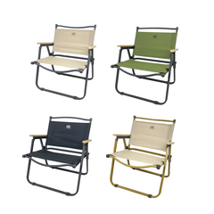 캠핑 의자 1+1 폴딩 로우 플랫 커밋 체어 감성 접이식 휴대용 의자, 베이지블랙1+1, 사이즈 L
