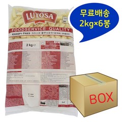 루토사 감자튀김 줄무늬감자 2kgX6봉, 2kg, 6개