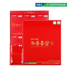 농협 6년근 농협 녹용홍삼진 70ml x 30포(쇼핑백포함), 1개