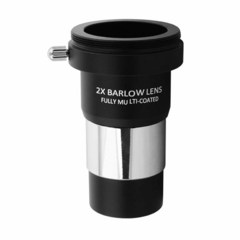 Barlow Lens 2X Bysameyee 3.2cm1.25인치 완전 멀티 코팅 금속 바로우 렌즈 M42 스레드 카메라 연결 인터페이스 망원경 접안렌즈용 USA 미국