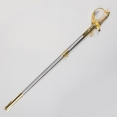 레이피어 메탈 가검 중세 유럽 귀족 서양 칼 장식 소품, 80cm, A