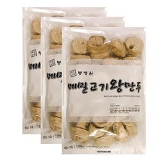 봉평 메밀 고기 왕만두 1.5kgx2봉(60gx50개), 1.5kg, 1봉