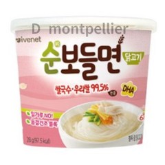 아이배냇 순 보들면 이유식, 닭고기, 28g, 8개