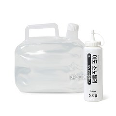 이도팜 소노젤리 투명 블루 5L +250ml 공병 소노겔 초음파젤 ECG, 화이트5L