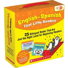 영어-스페인어 첫 번째 작은 독자: 가이드 독서 레벨 D (상위 팩): 25 25 개의 이중 언어 책 초보자 독자를 위한 올바른 수준