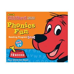 Sholastic (영어원서) Clifford Phonics Fun Pack 3 12 Books Box Set (Paperback)(StoryPlus QR)