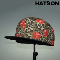 [햇츠온]J3HT313BW HATSON 브랜드 남자 여자 심플 레터링 숏챙 하드 볼캡 스냅백 엄파이어 야구 모자 AD